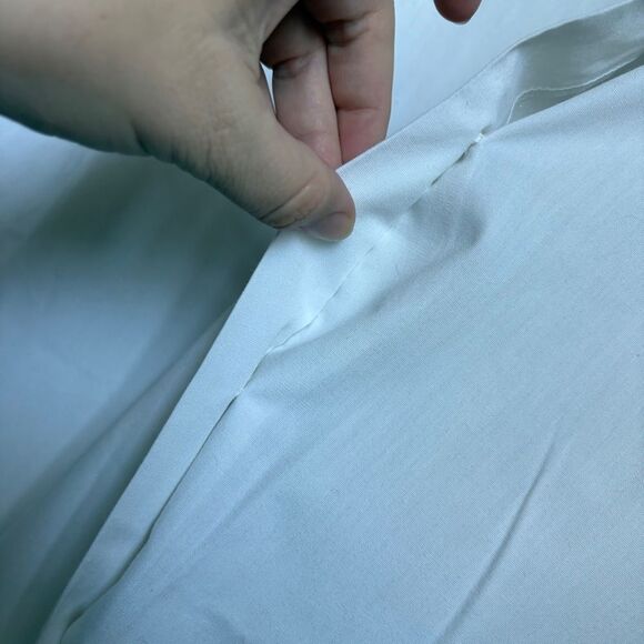 Vintage or Antique Style White Long Sleeve Pajama PJ Dress Nightgown Eyelet Lace - Picture 13 of 15